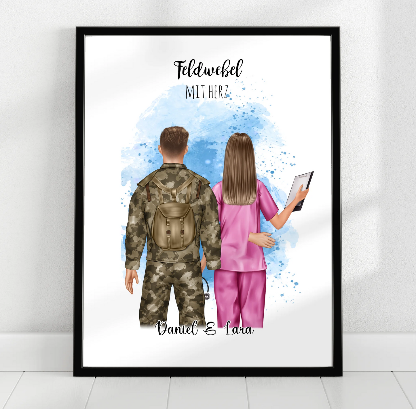 Soldat/in & Krankenschwester Poster