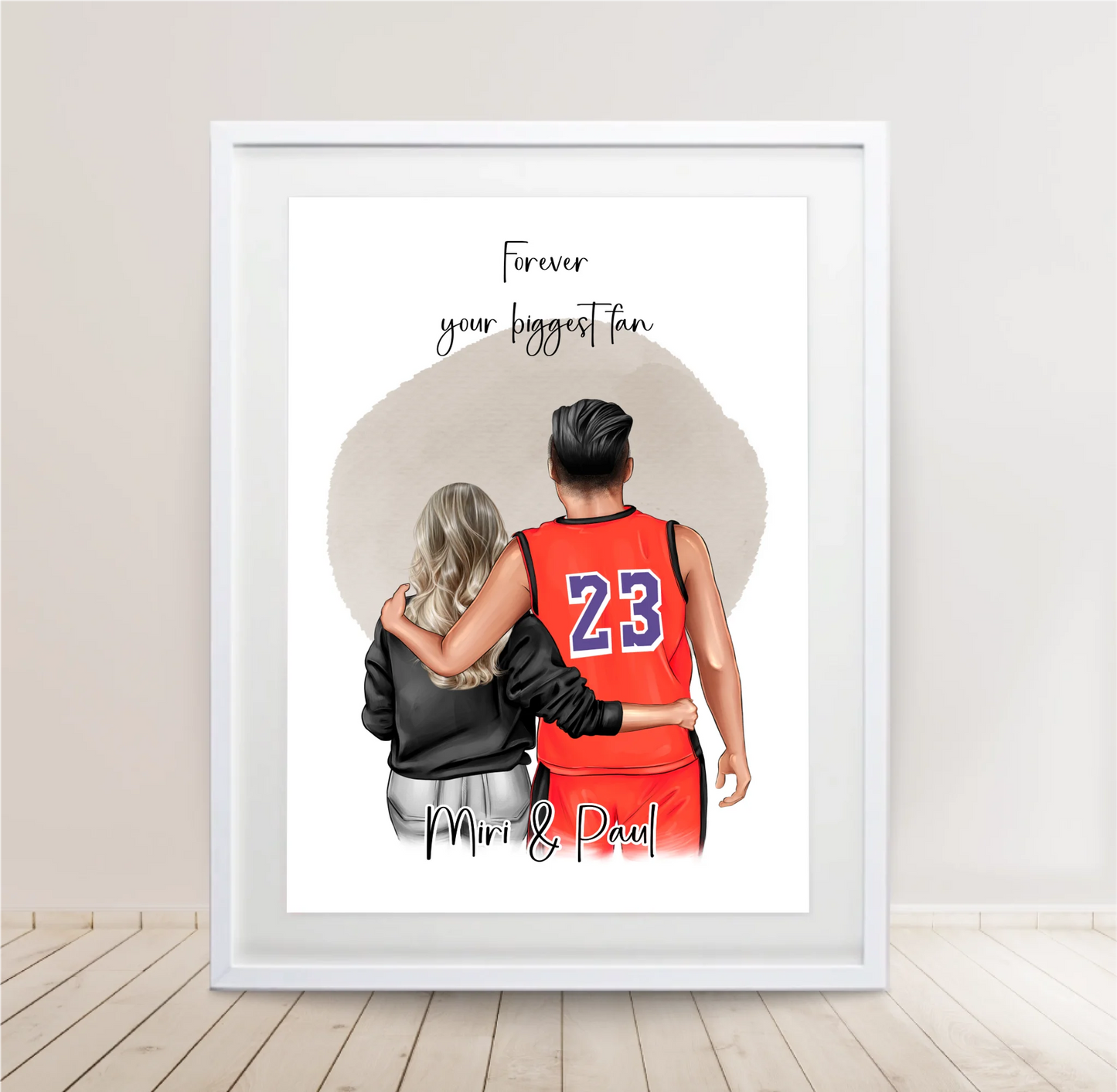 Paar Poster Basketball