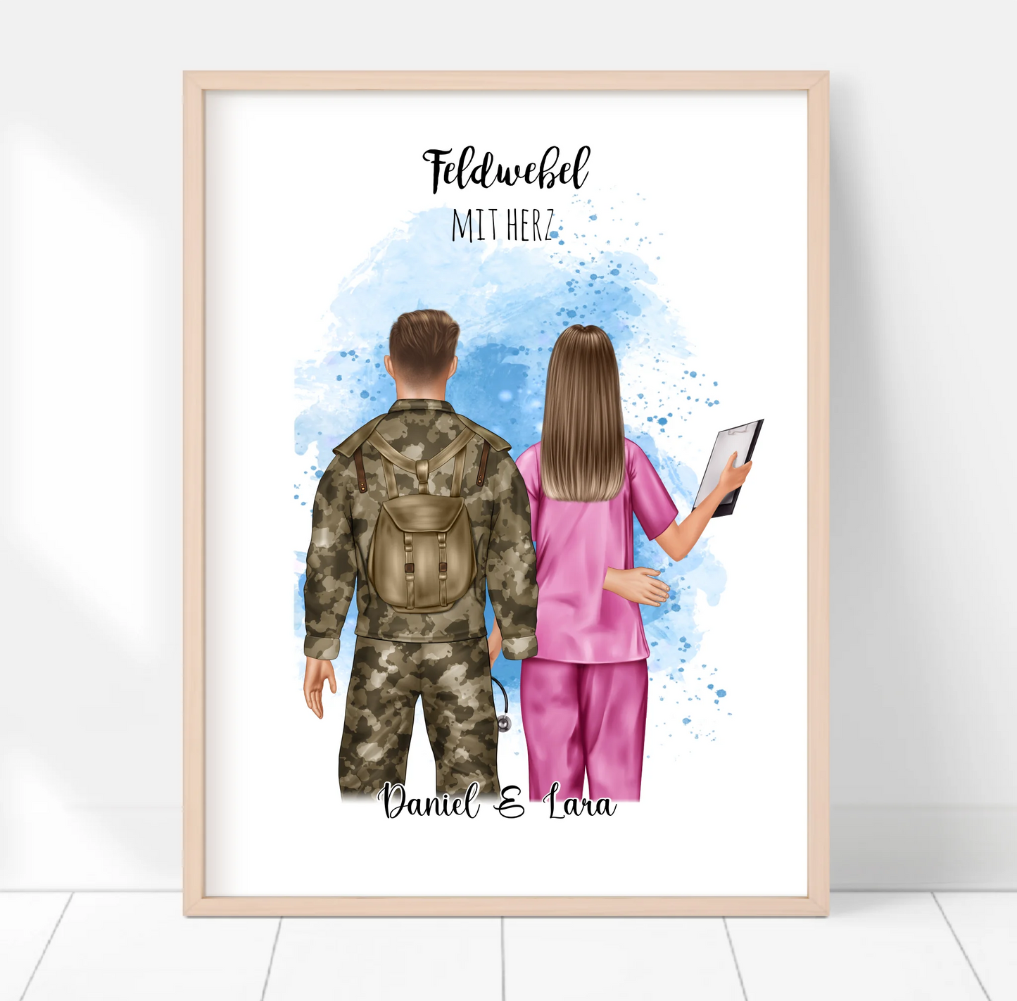 Soldat/in & Krankenschwester Poster