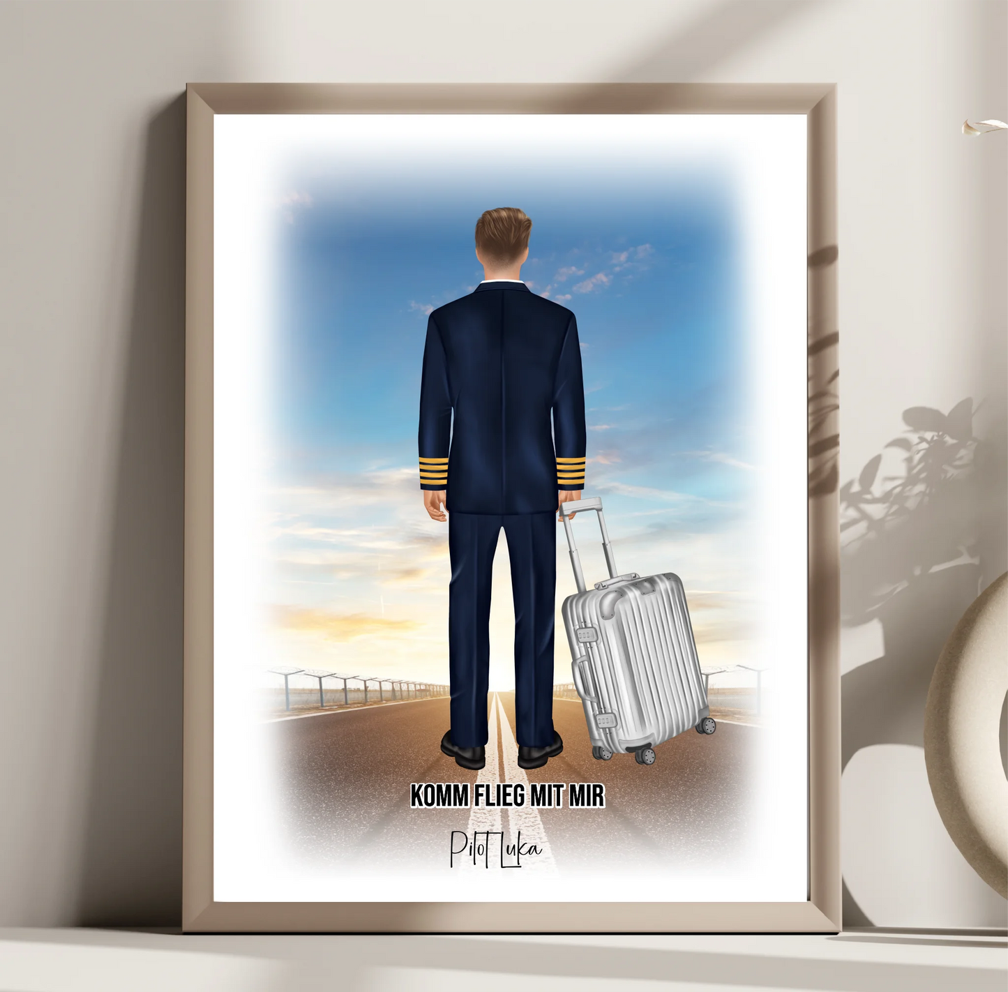 Pilot & Pilotin 1-2 Personen Poster
