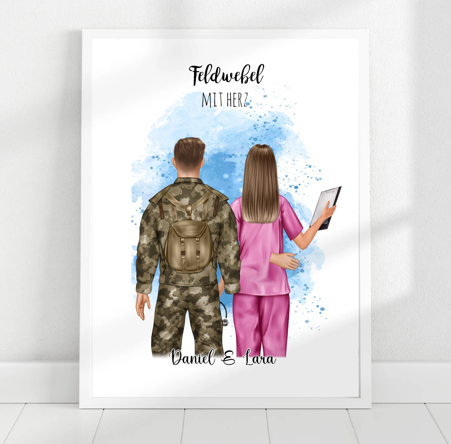 Soldat/in & Krankenschwester Poster