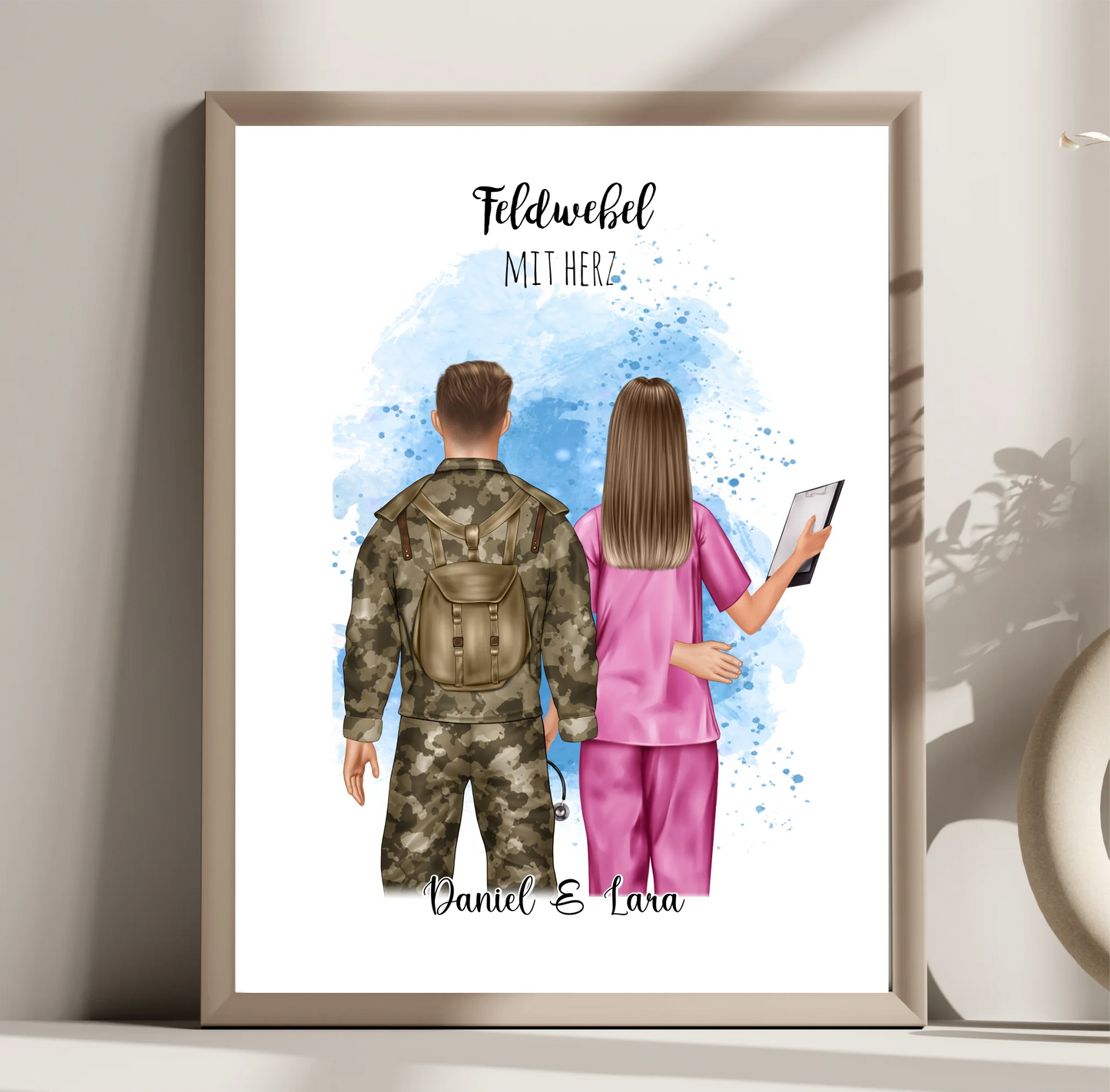Soldat/in & Krankenschwester Poster