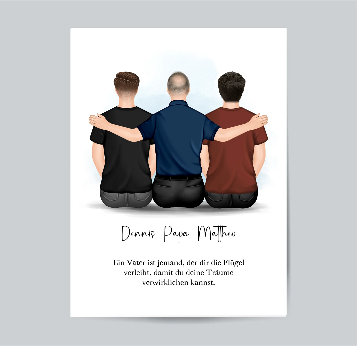 Vater & 1-2 Söhne Poster