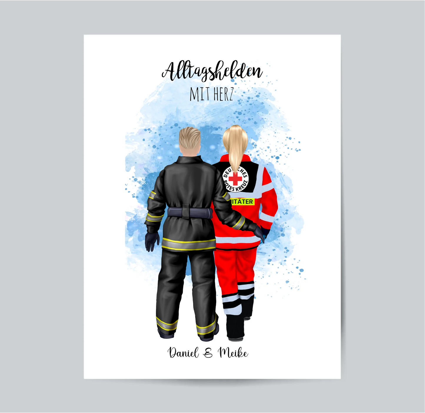 Feuerwehr & Sanitäter Poster