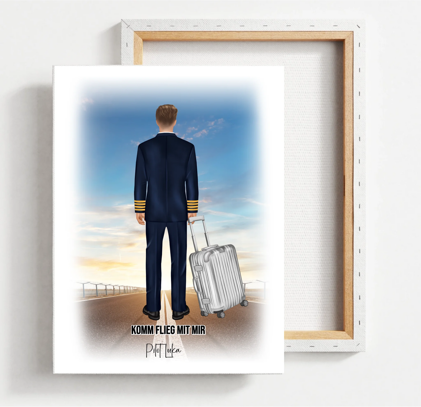 Pilot & Pilotin 1-2 Personen Poster