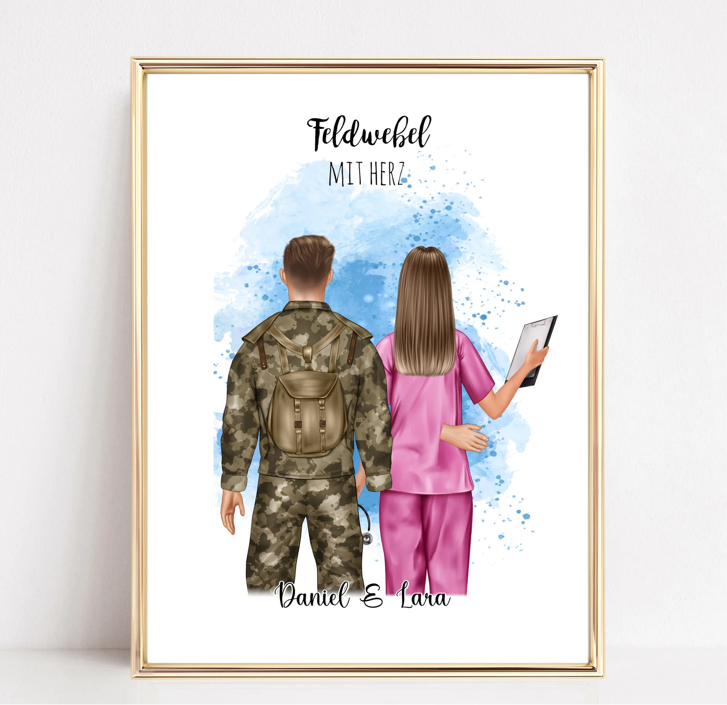 Soldat/in & Krankenschwester Poster