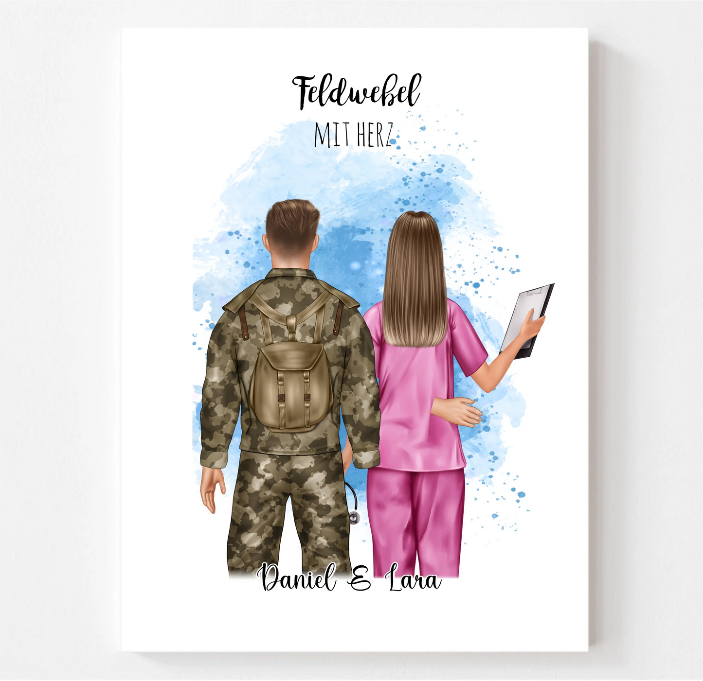 Soldat/in & Krankenschwester Poster