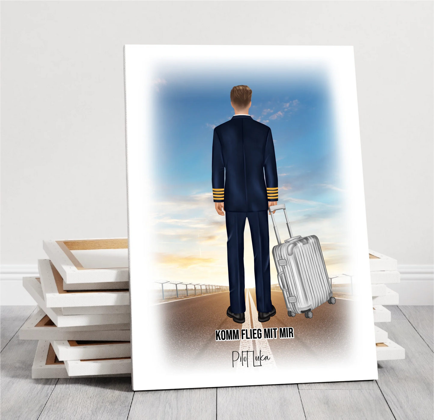 Pilot & Pilotin 1-2 Personen Poster