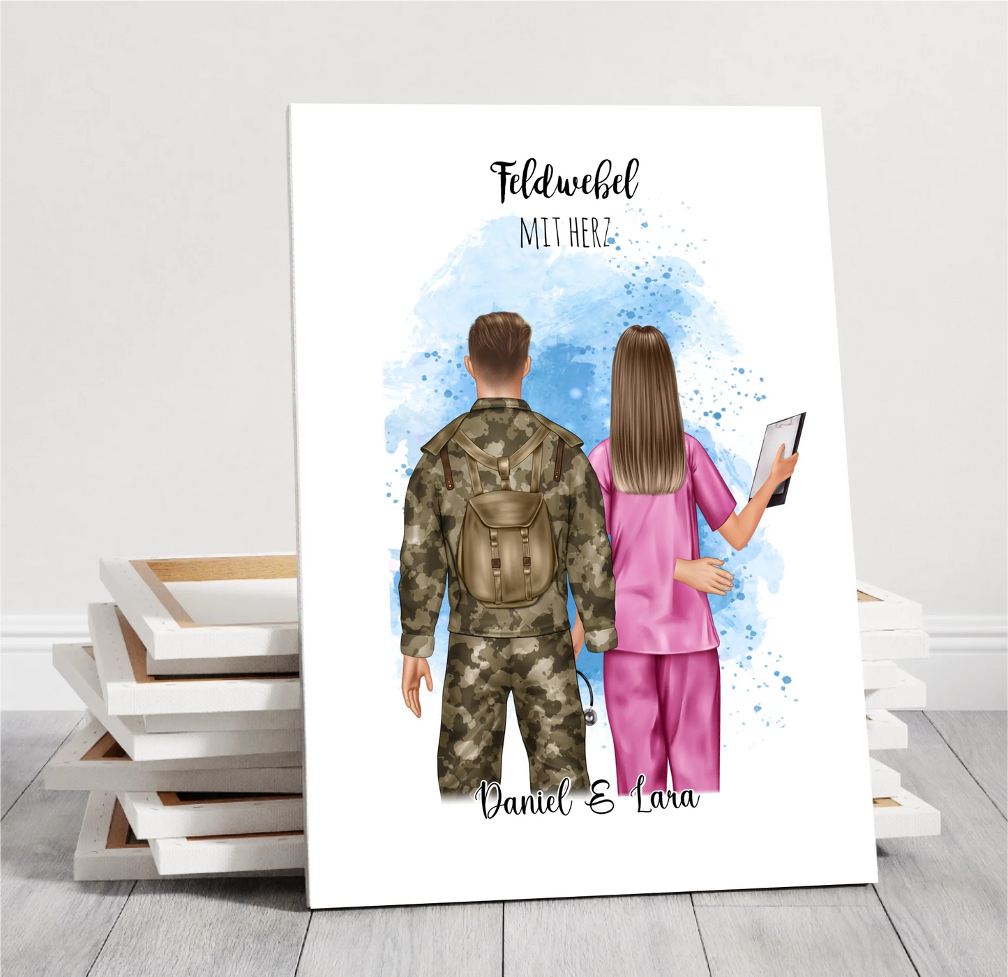 Soldat/in & Krankenschwester Poster