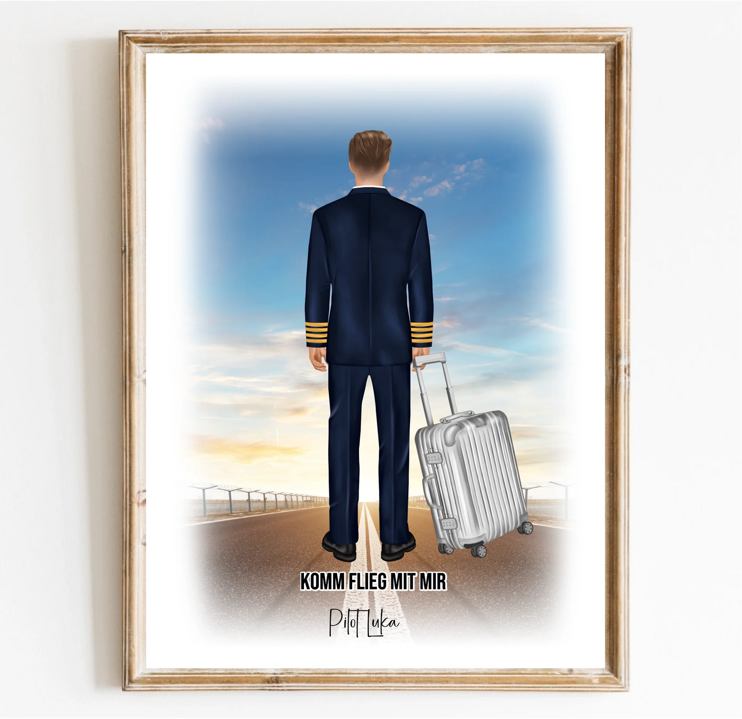 Pilot & Pilotin 1-2 Personen Poster