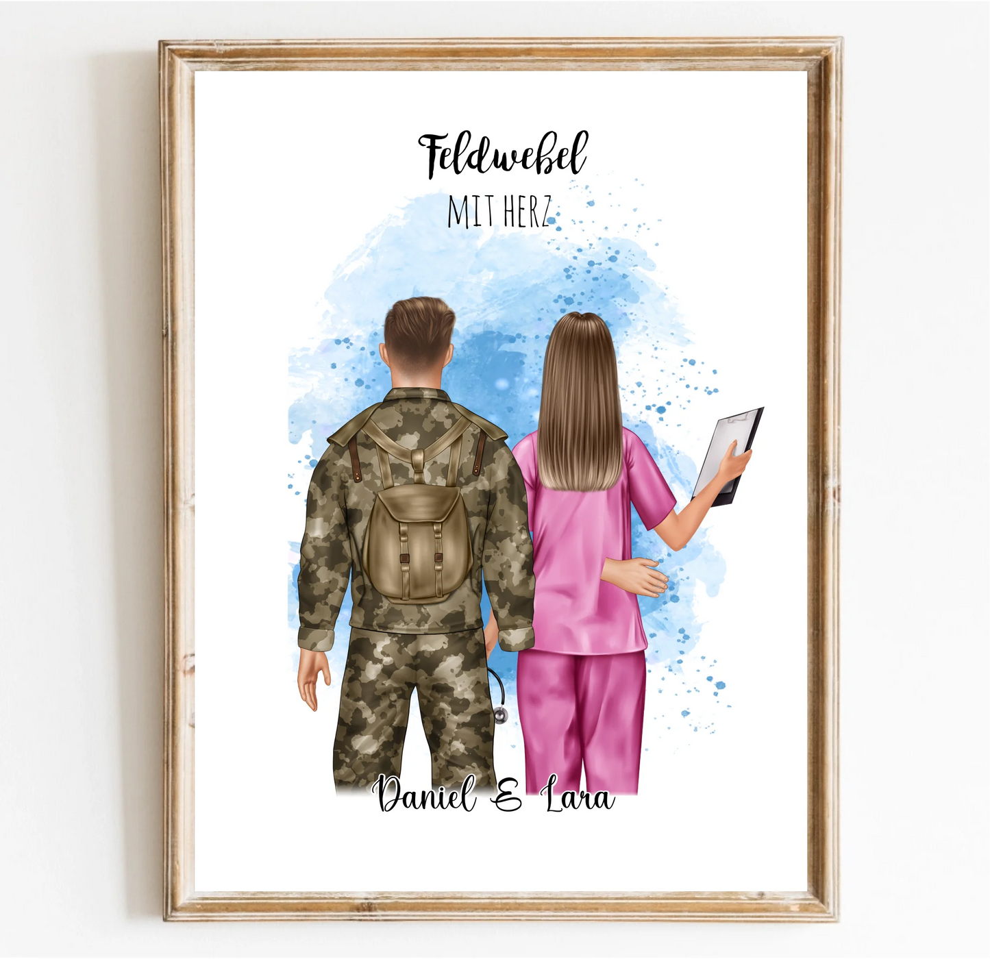Soldat/in & Krankenschwester Poster