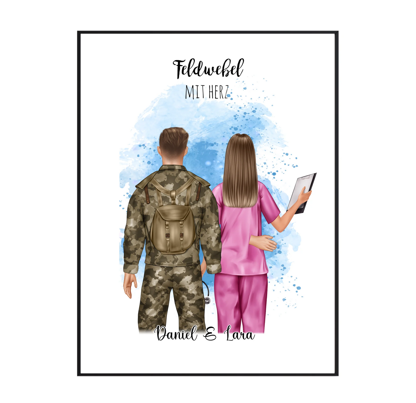 Soldat/in & Krankenschwester Poster