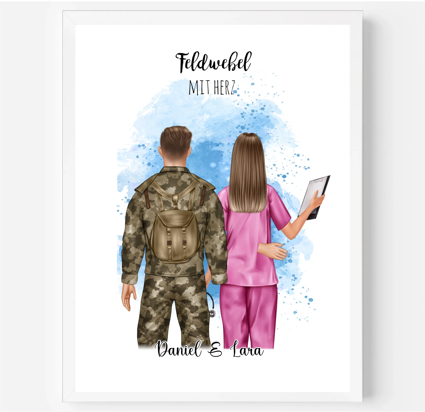 Soldat/in & Krankenschwester Poster