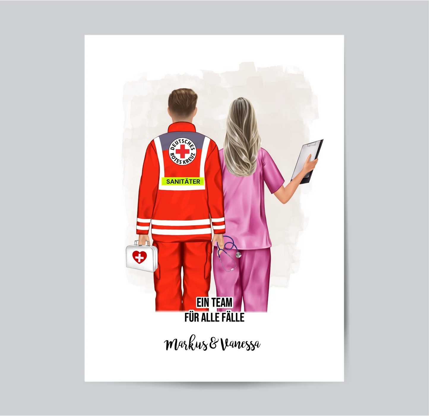 Sanitäter & Krankenschwester Poster