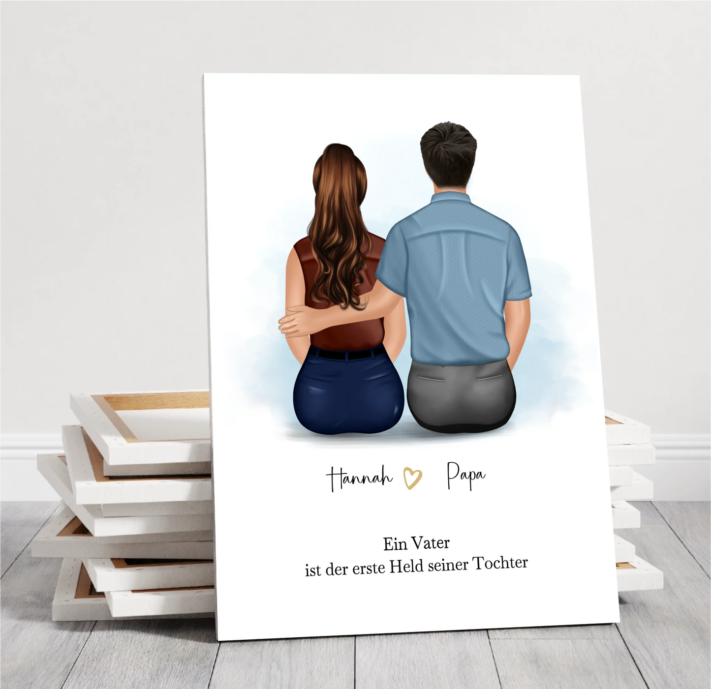 Vater & 1-2 Töchter Poster