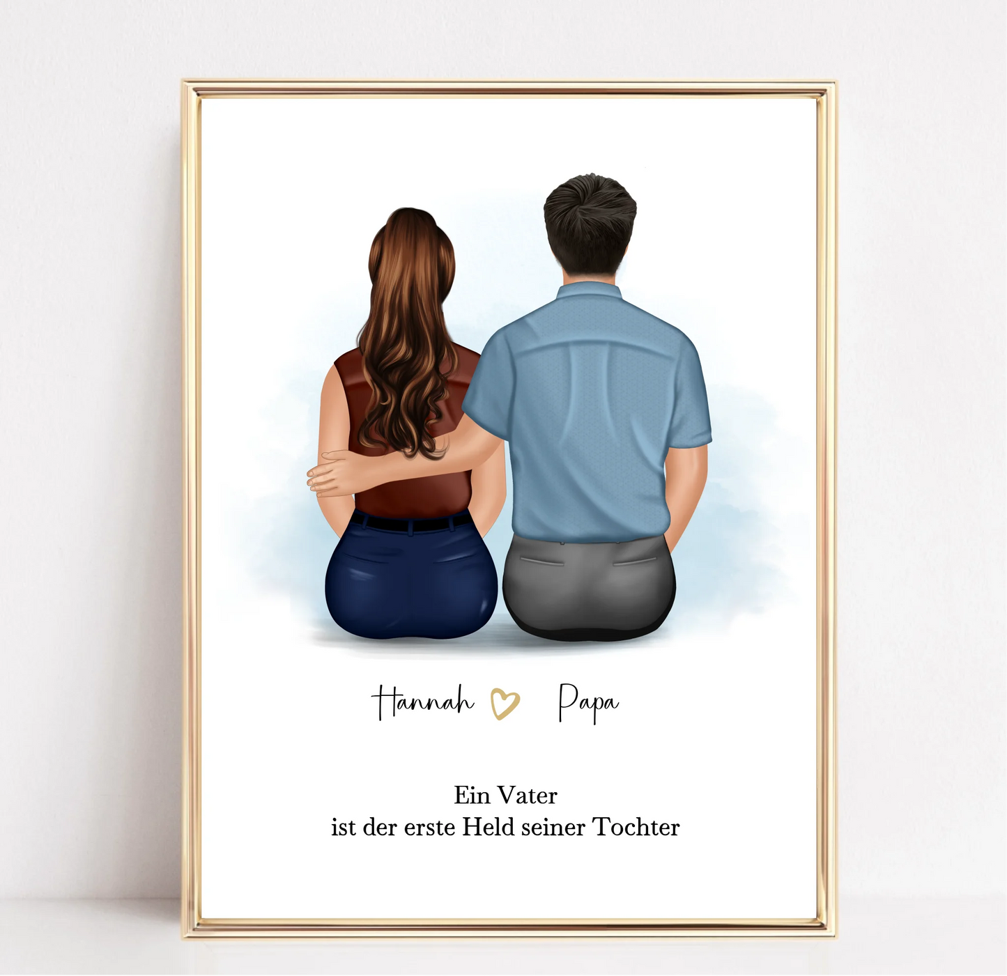 Vater & 1-2 Töchter Poster