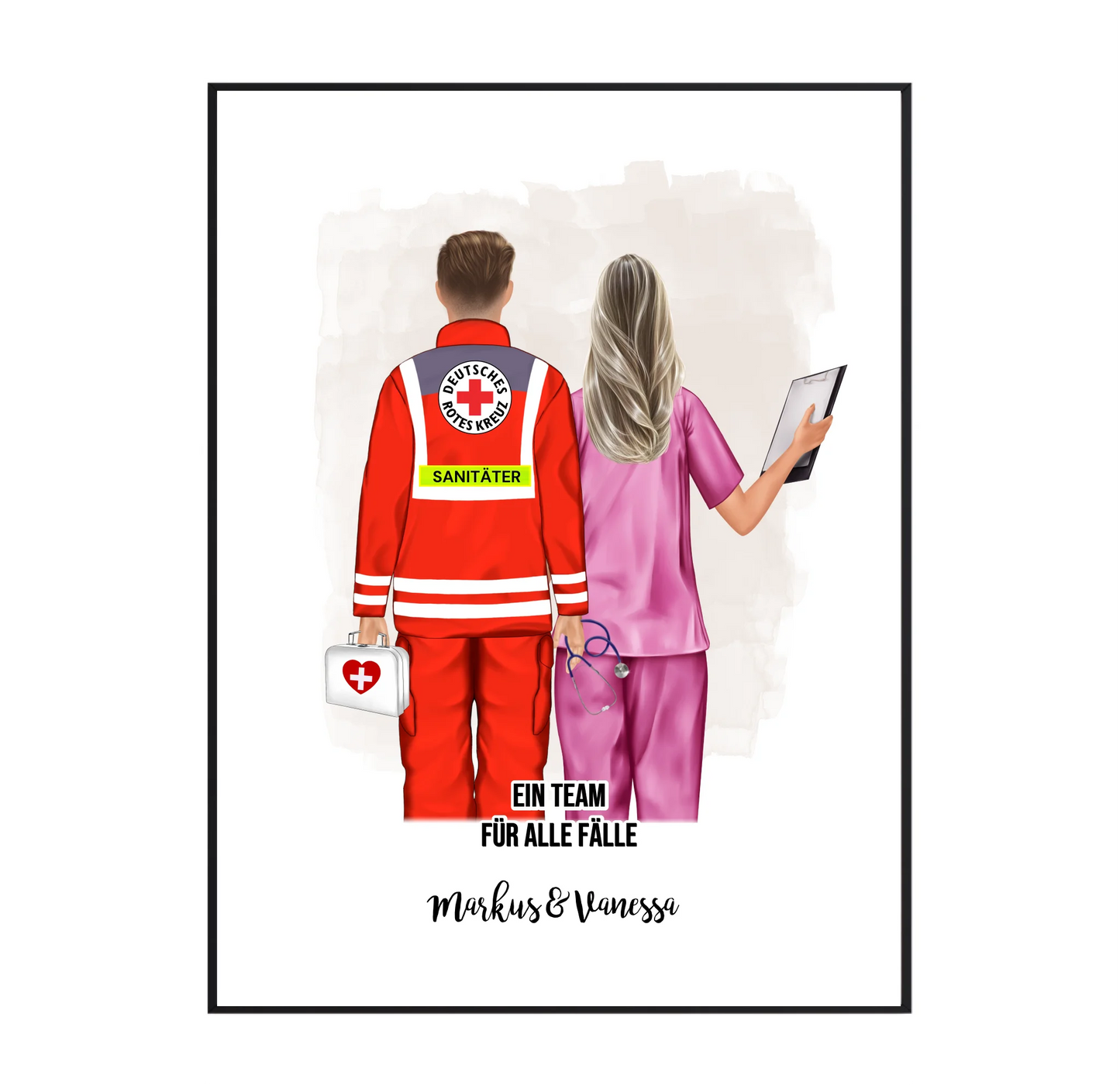 Sanitäter & Krankenschwester Poster