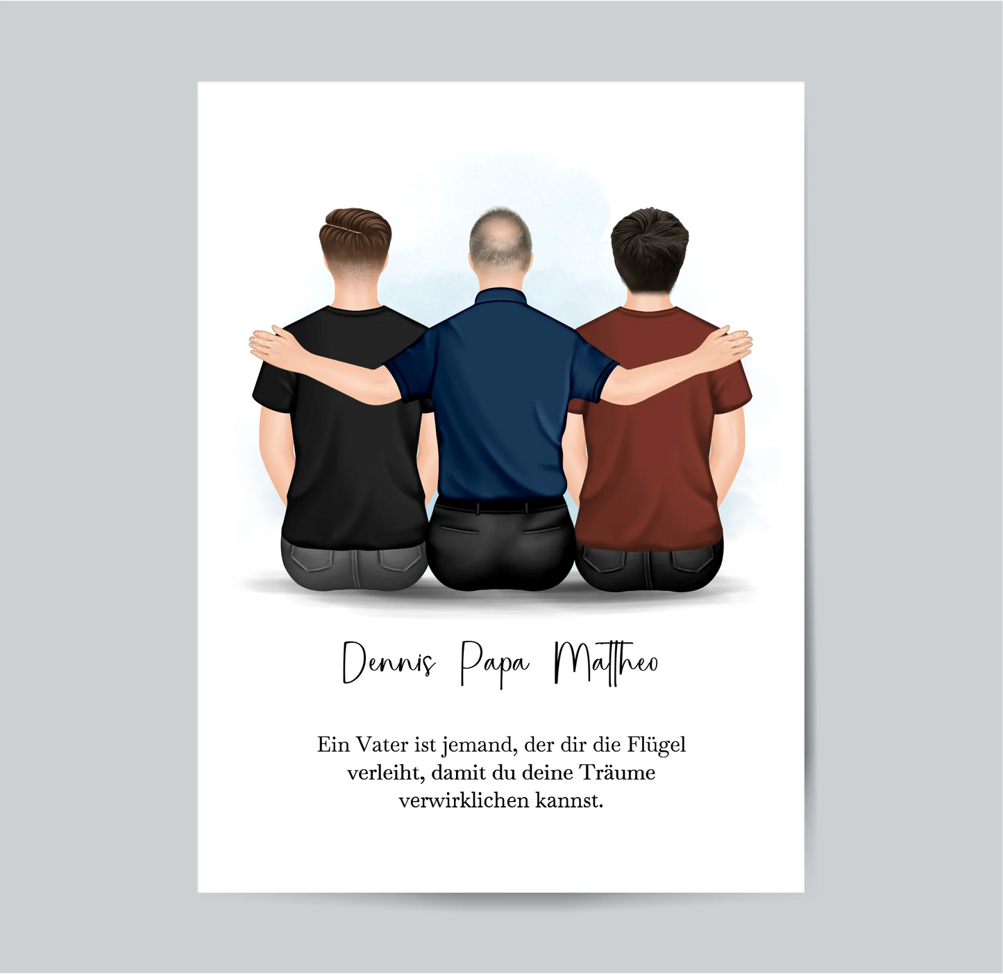 Vater & 1-2 Söhne Poster