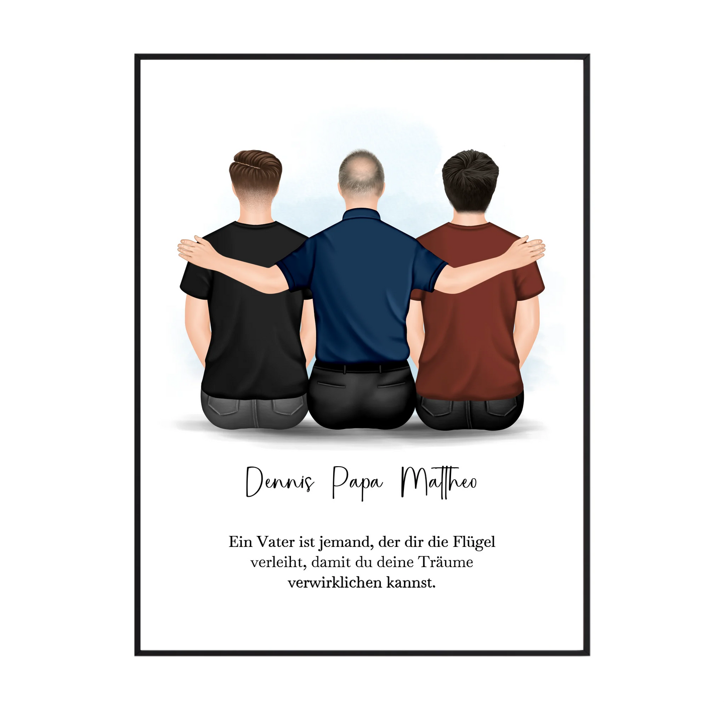 Vater & 1-2 Söhne Poster
