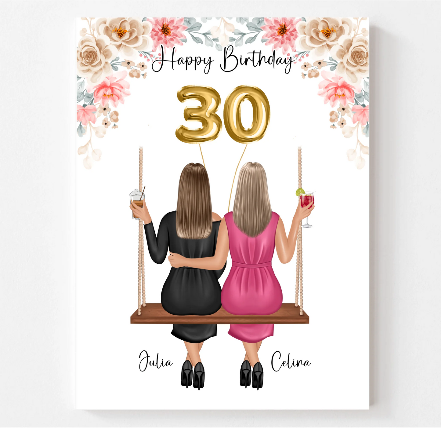 Beste Freundin Poster - Geburtstag
