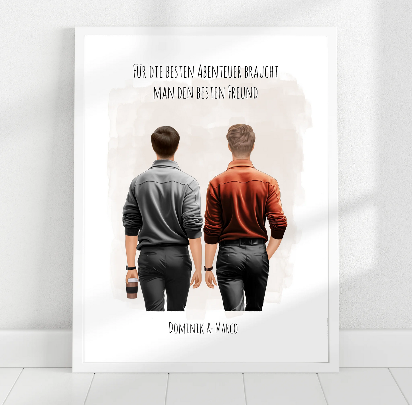 1-3 Männer Freunde/Brüder Poster