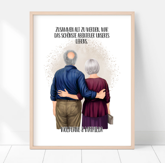 Paar Poster (Älteres Paar)