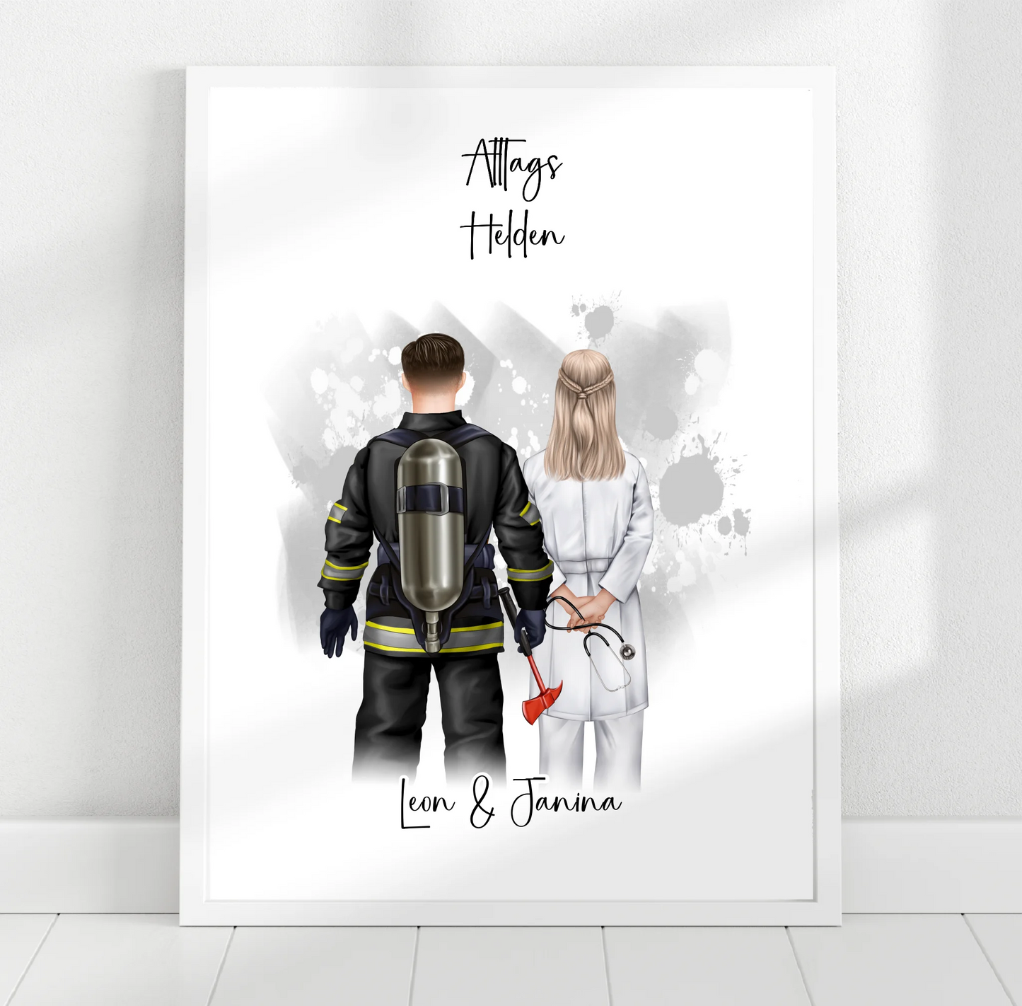 Feuerwehr & Arzt Poster