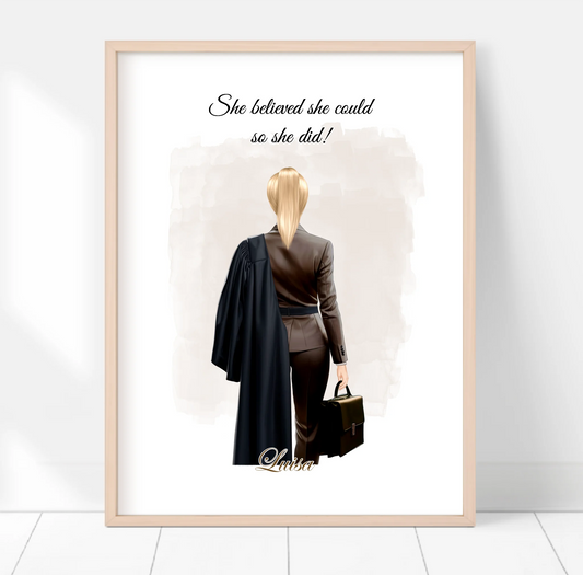 Anwalt (Mann&Frau) Poster
