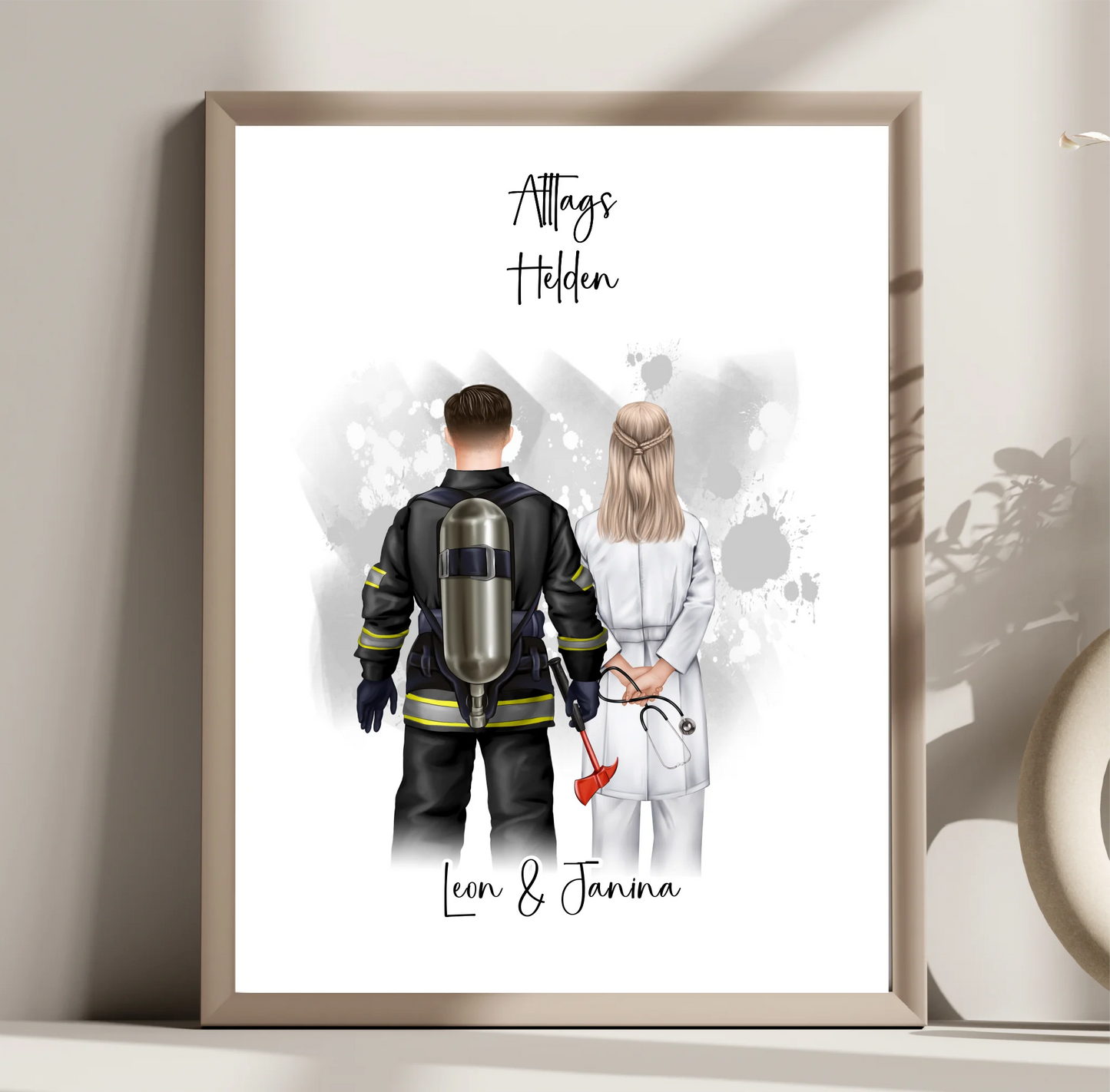 Feuerwehr & Arzt Poster
