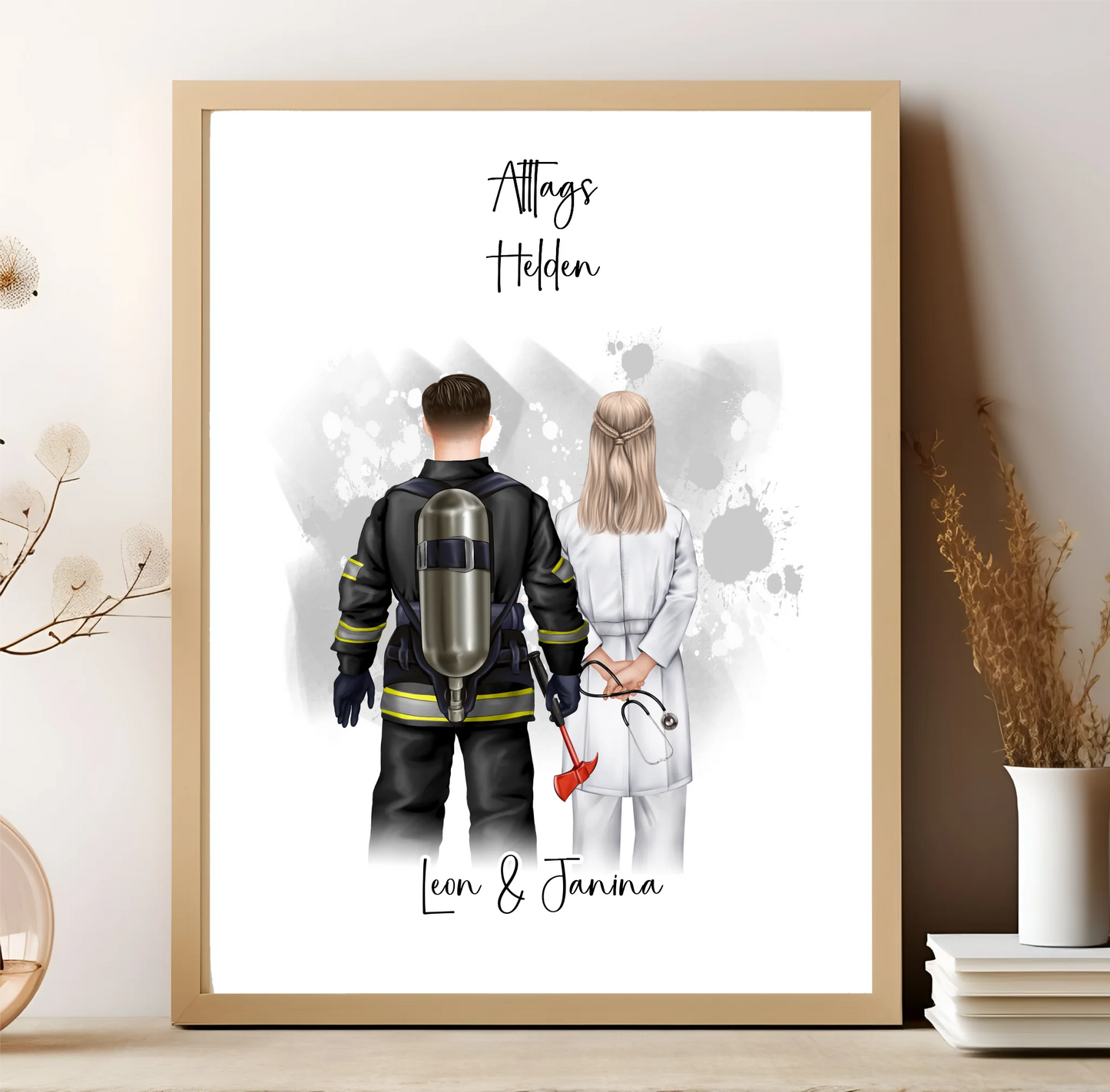 Feuerwehr & Arzt Poster