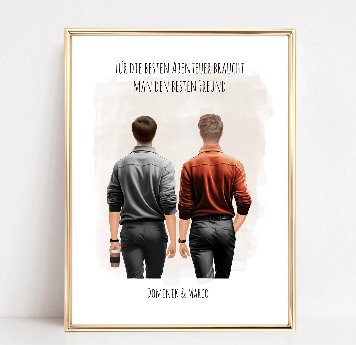 1-3 Männer Freunde/Brüder Poster