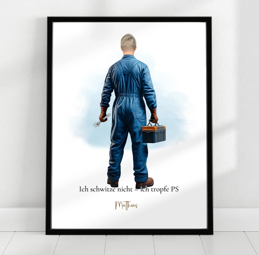 KFZ-Mechaniker (Mann & Frau) Poster