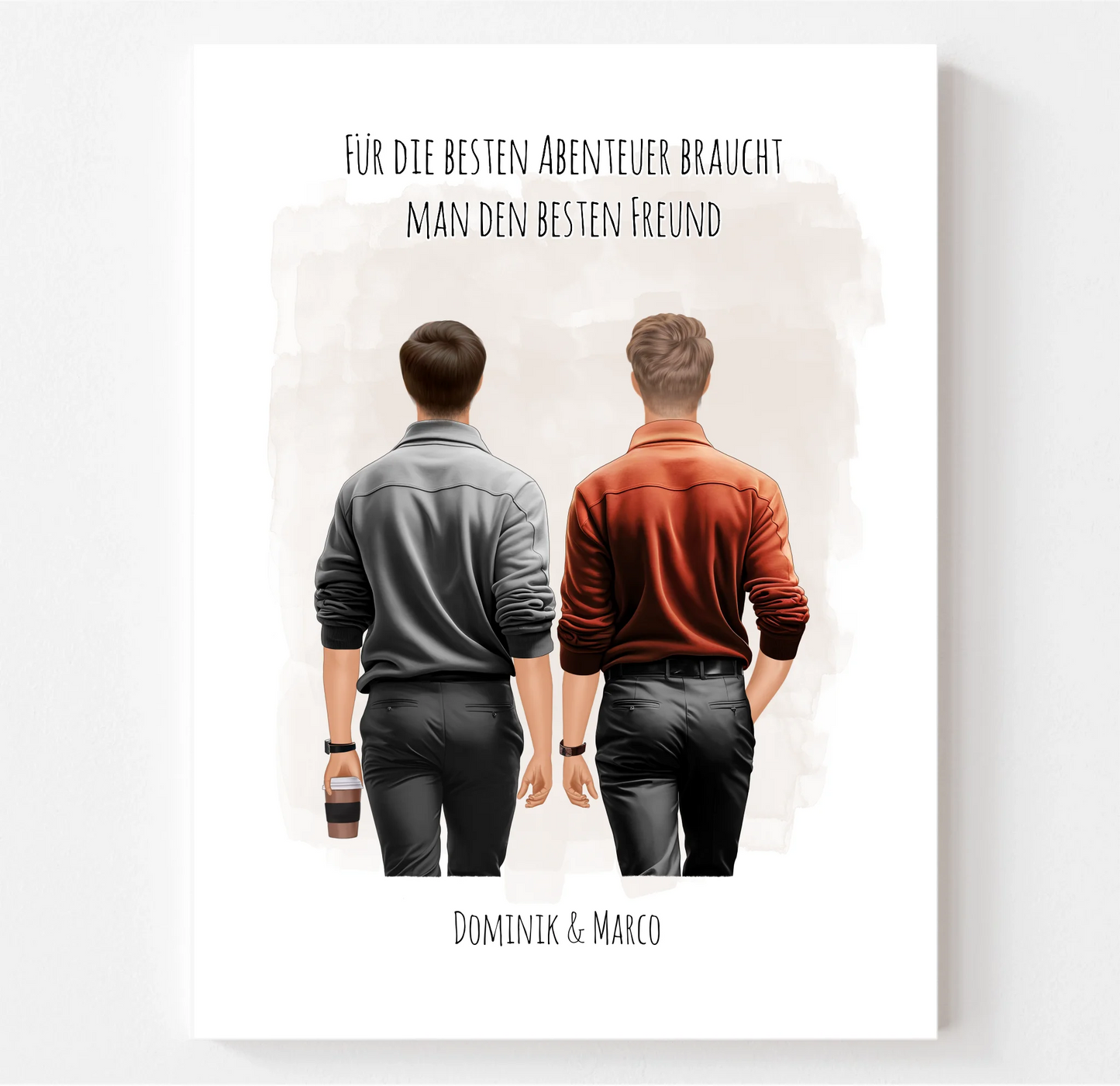 1-3 Männer Freunde/Brüder Poster