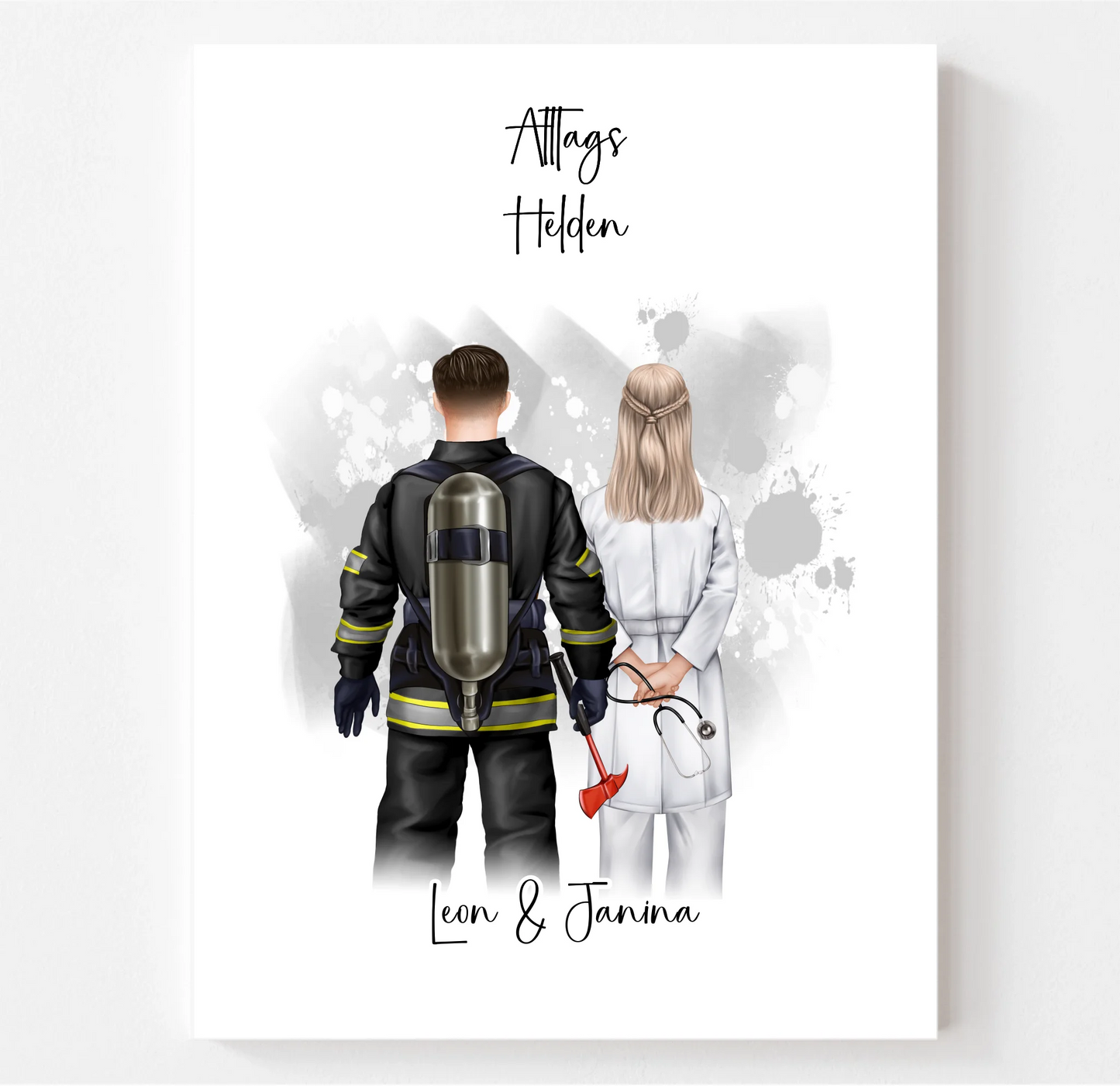 Feuerwehr & Arzt Poster