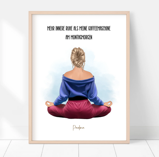 Yoga (Mann/Frau) Poster