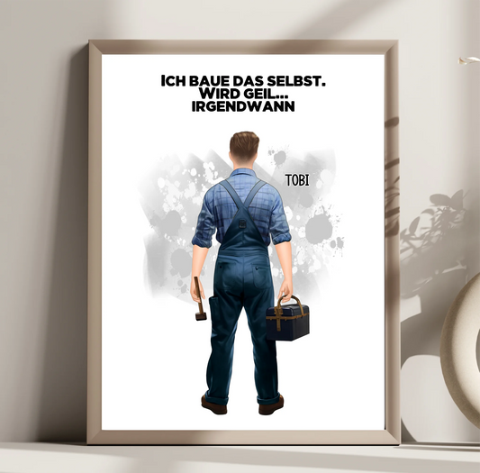 Handwerker (Mann/Frau) Poster