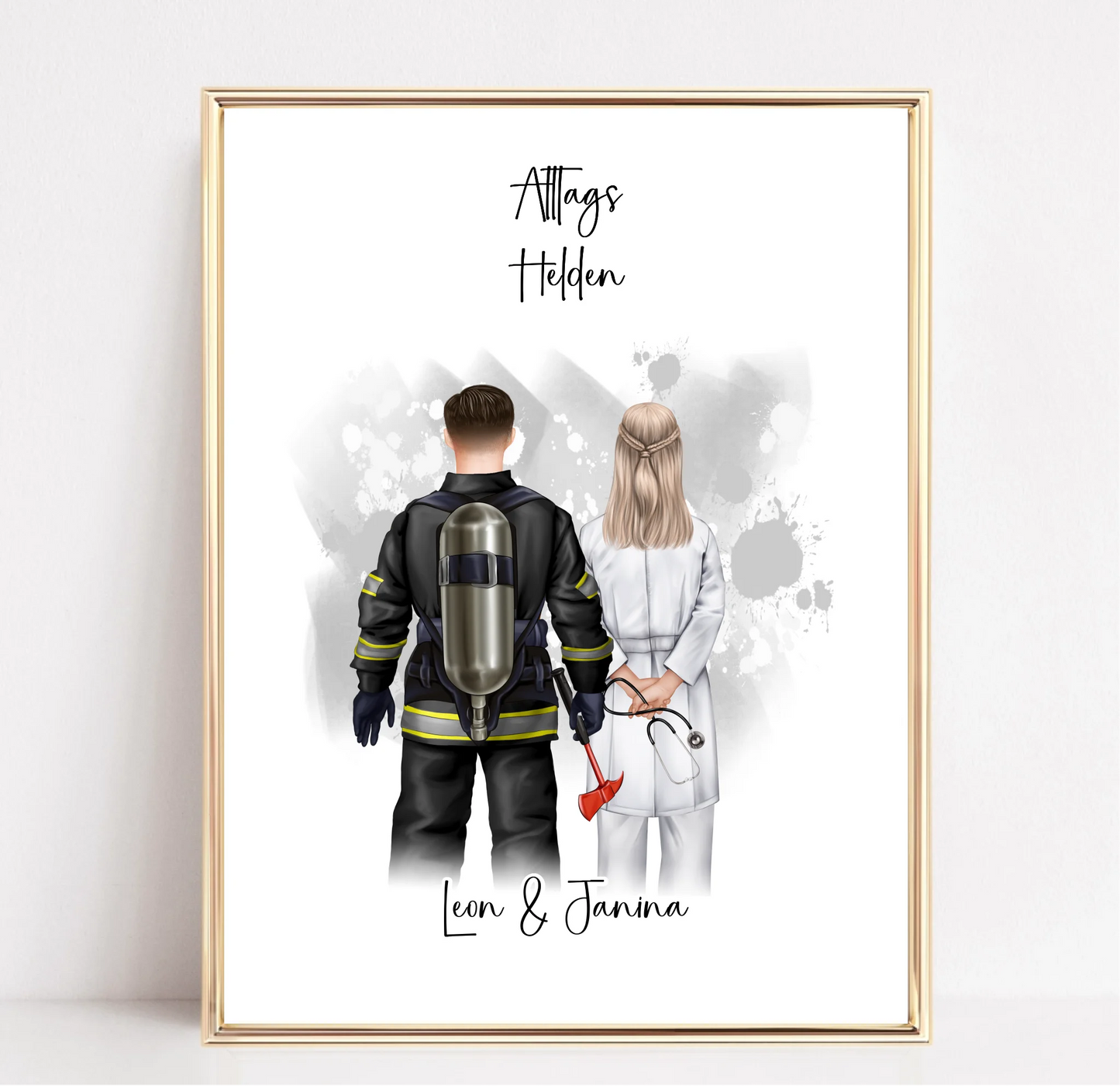 Feuerwehr & Arzt Poster