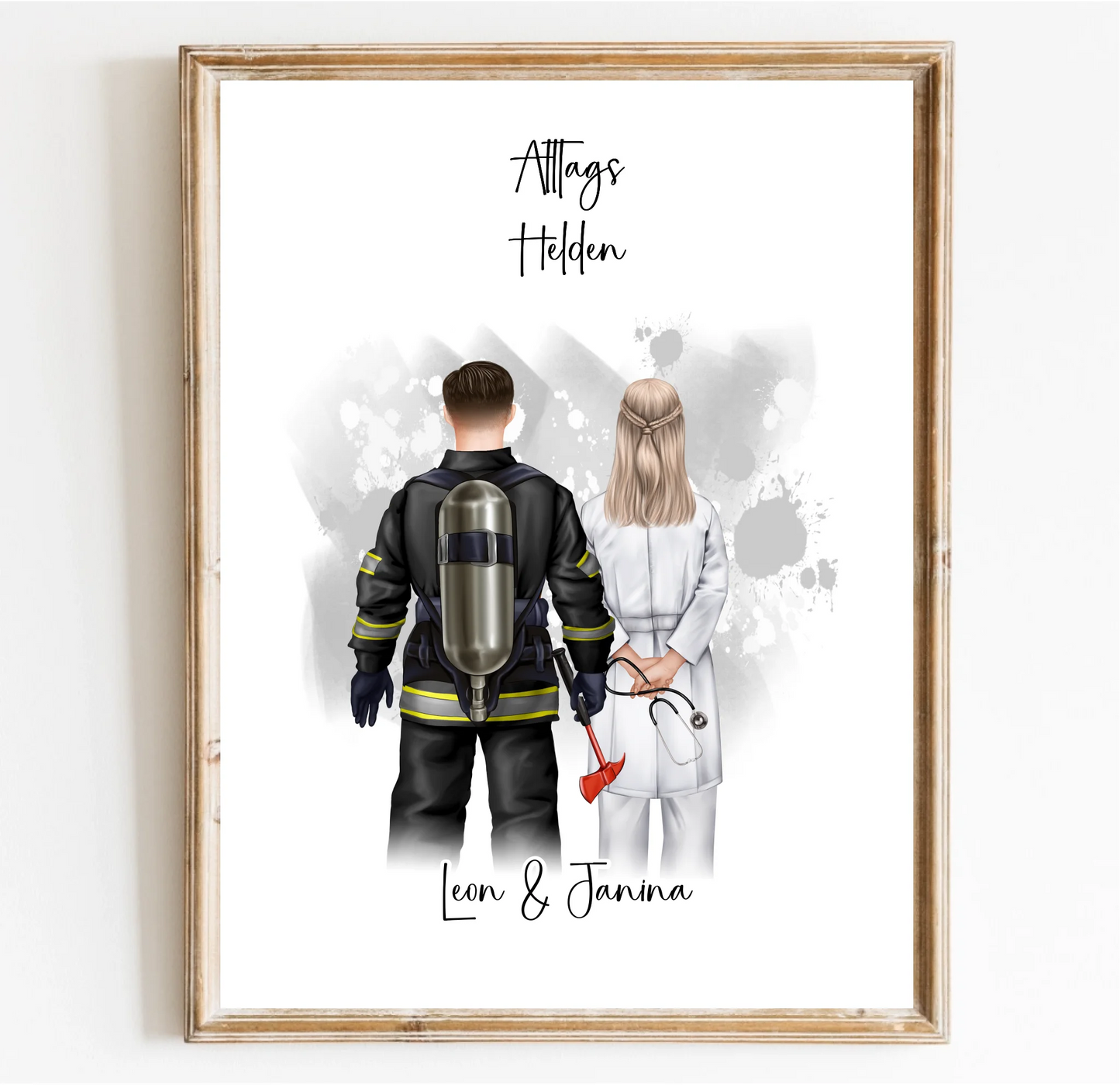 Feuerwehr & Arzt Poster