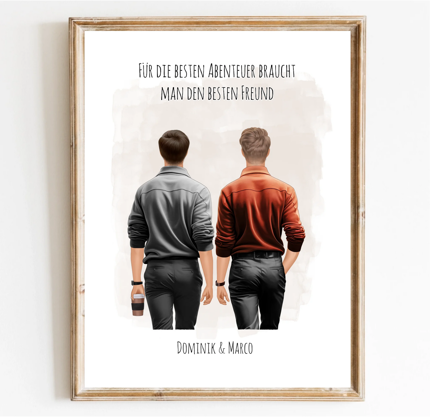 1-3 Männer Freunde/Brüder Poster