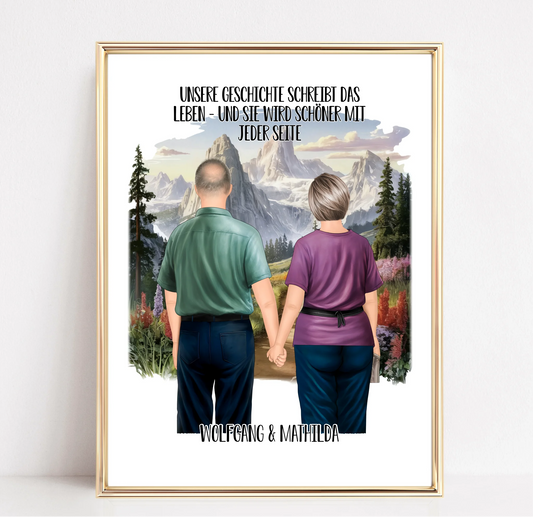 Älteres Ehepaar Poster