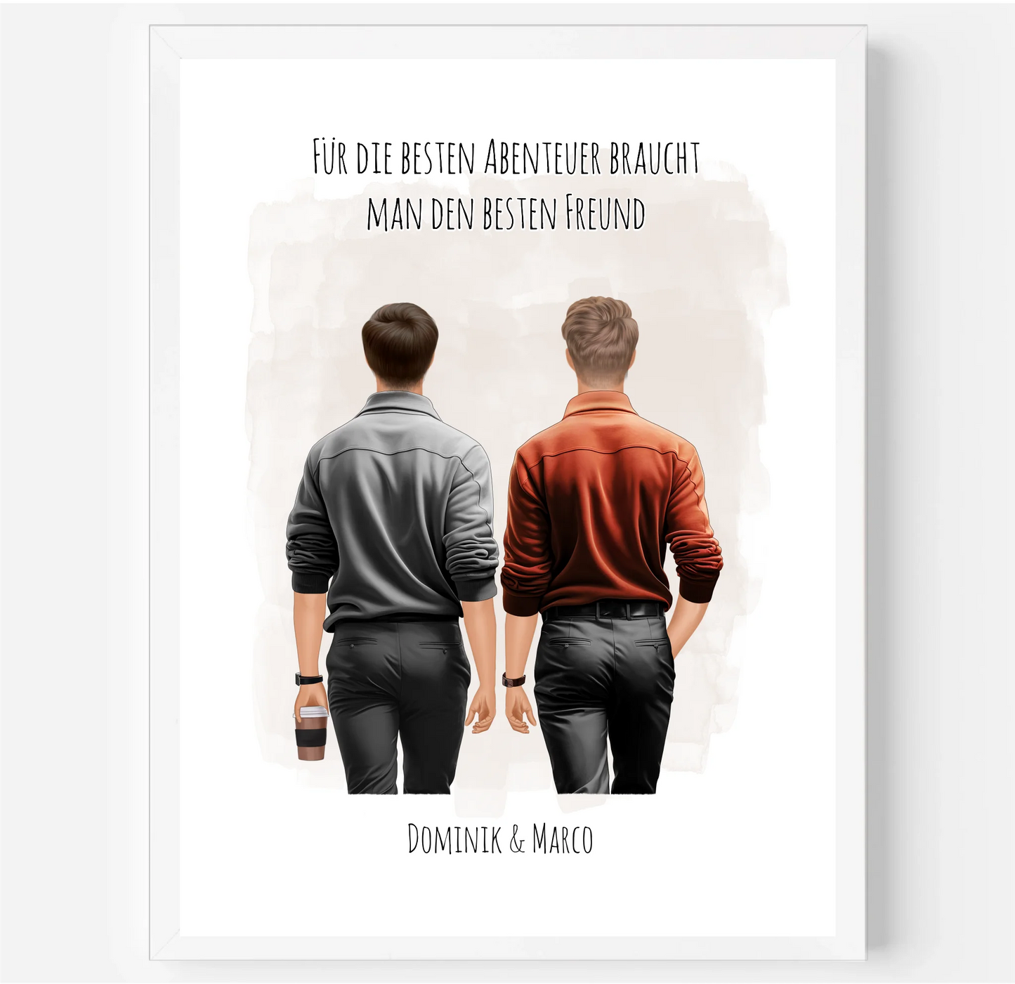 1-3 Männer Freunde/Brüder Poster