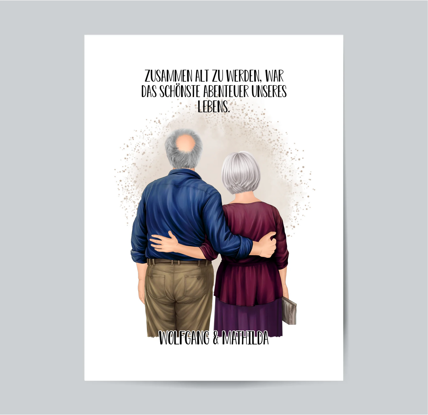 Paar Poster (Älteres Paar)