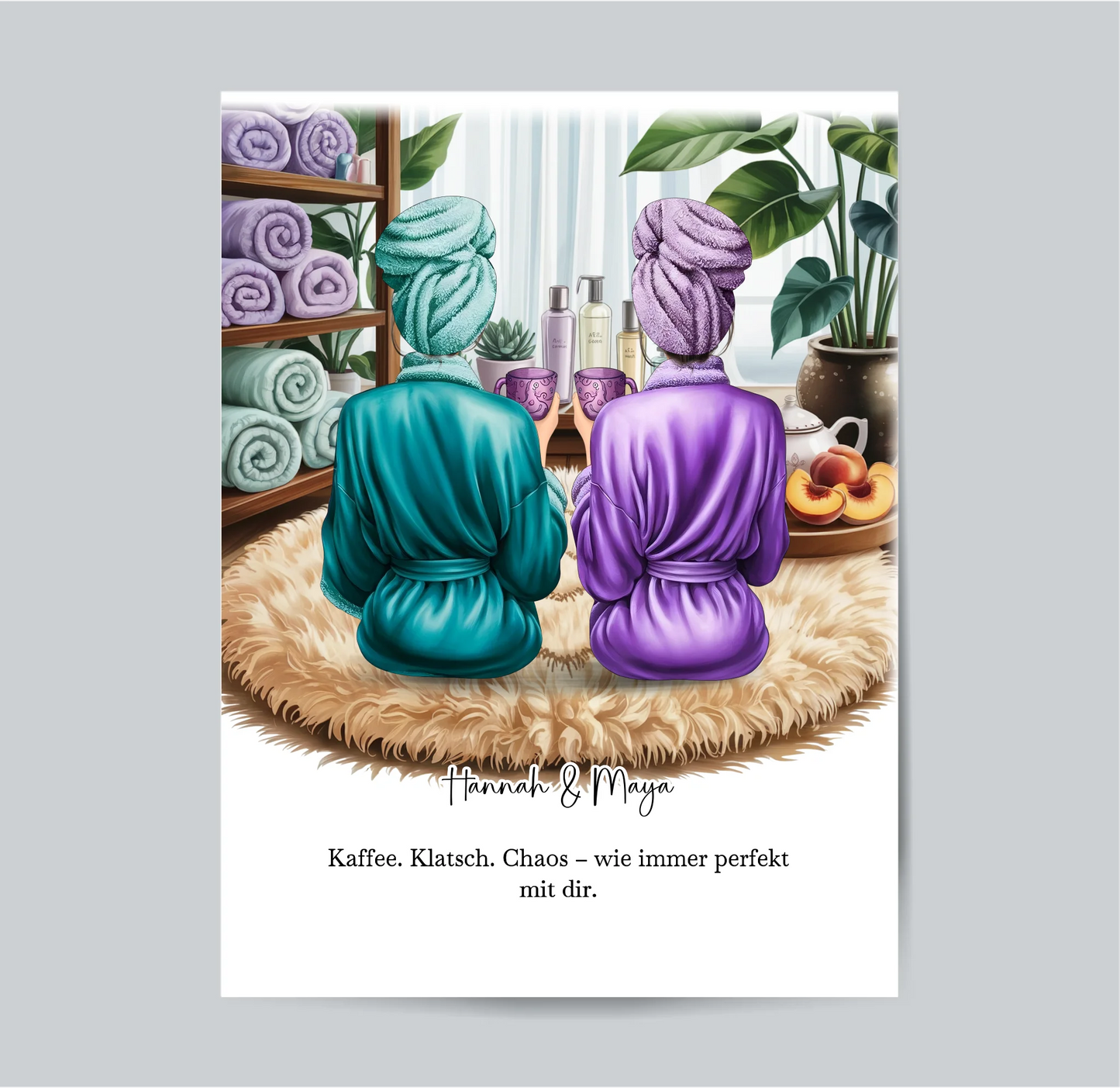 Wellness Freundinnen Poster