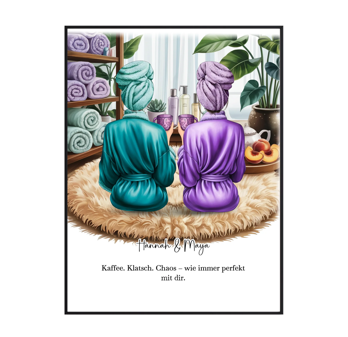 Wellness Freundinnen Poster