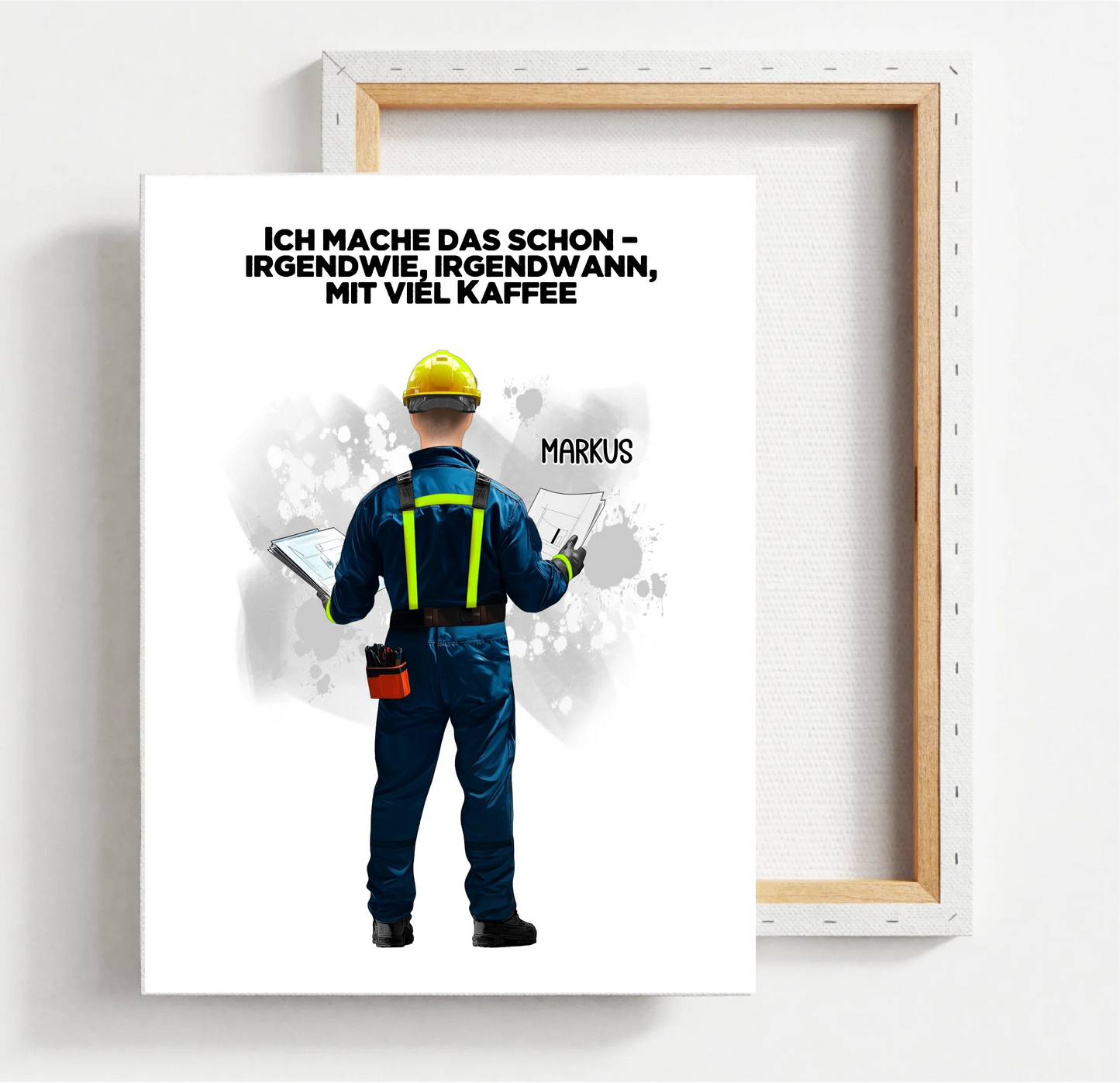 Techniker/ Hausbauer/... (Mann/Frau) Poster