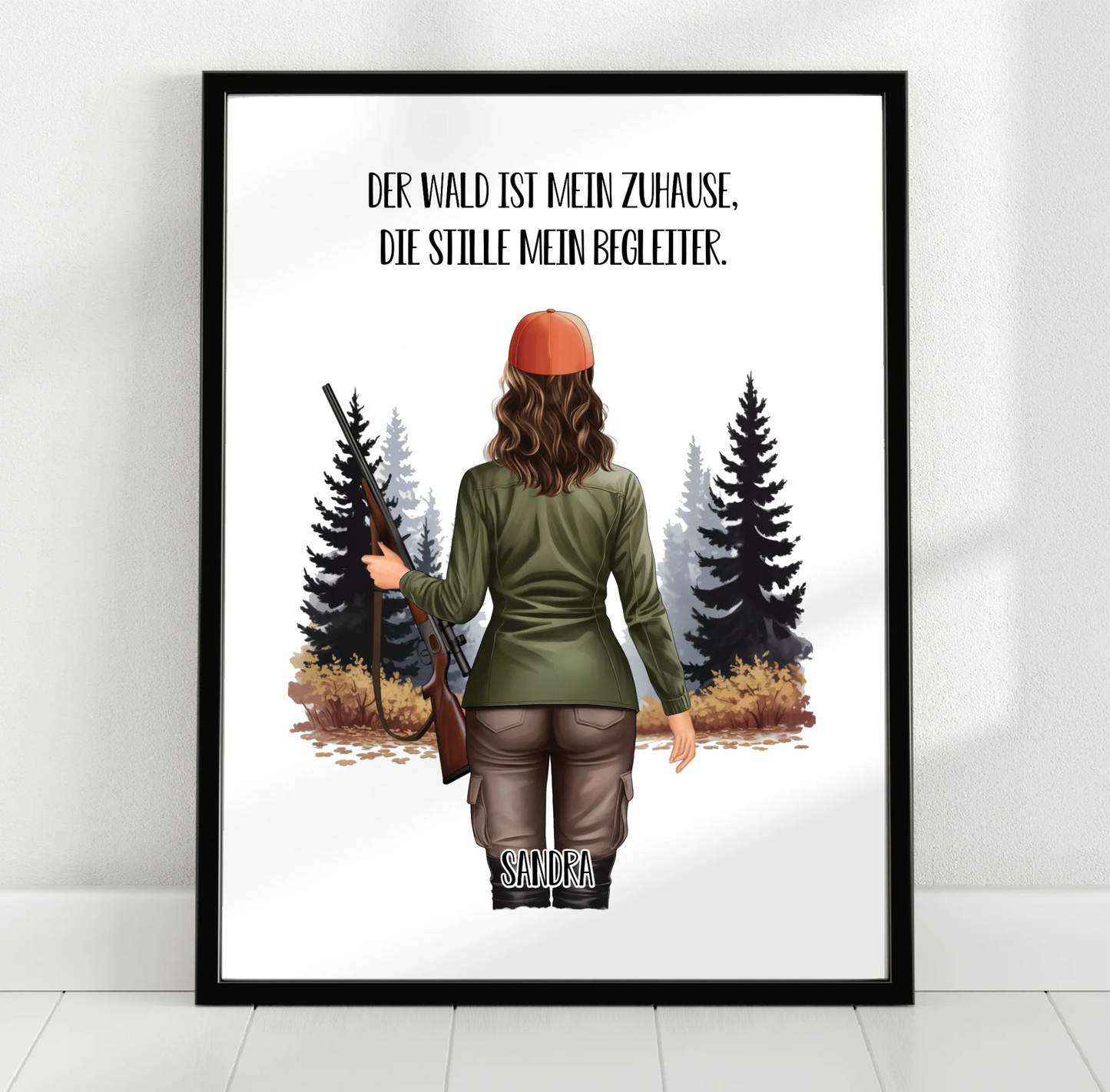 Jäger Poster (Frau/Mann)