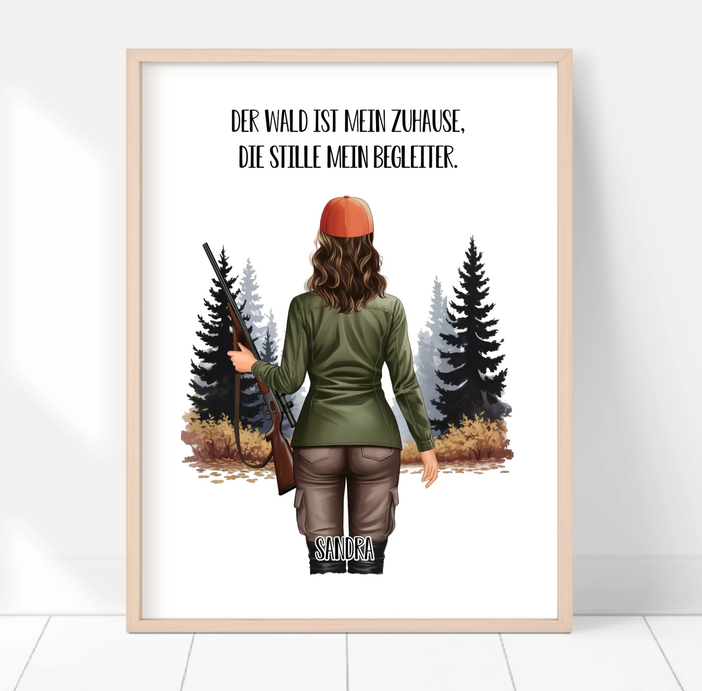 Jäger Poster (Frau/Mann)