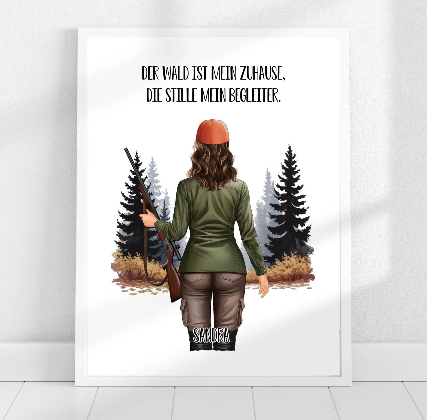Jäger Poster (Frau/Mann)