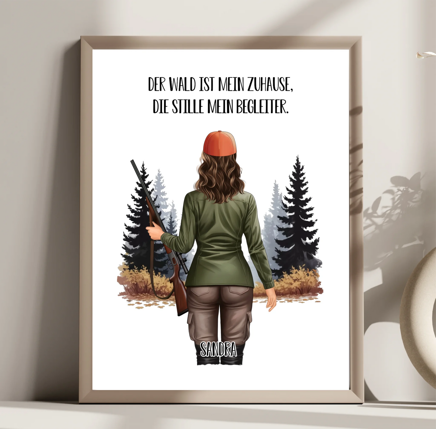 Jäger Poster (Frau/Mann)