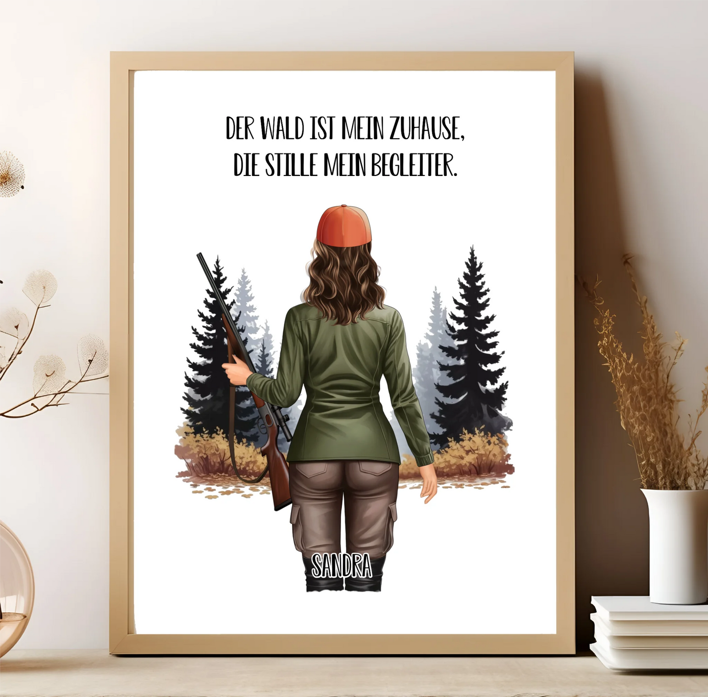 Jäger Poster (Frau/Mann)